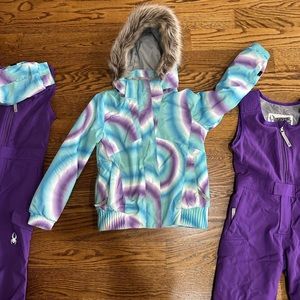 Kids spyder jacket size 7 I have two of them as I have twins.  $90 each jacket
